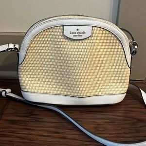 Kate Spade straw woven dome bag
